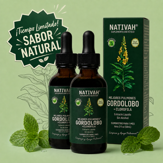 GORDOLOBO + CLOROFILA (PACKx2) -Descongestiona tus pulmones