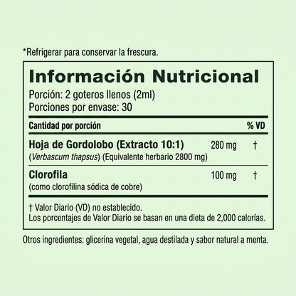 GORDOLOBO + CLOROFILA (PACKx2) -Descongestiona tus pulmones
